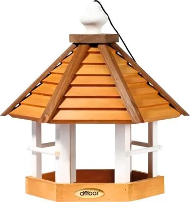 Produktbild von dobar Vogelhaus "Goldener Oktober" 6eckig, hängend, 33,5x29x34 cm