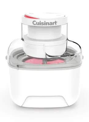 Produktbild von Cuisinart Solo Scoops, Traditionelle Eismaschine, 0,475 l, 1 Becken, Grau, Transparent, Weiß, 25 min, Tasten