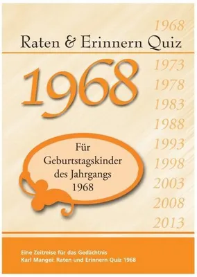 Obrázek produktu pro Mangei, K: Raten und Erinnern Quiz 1968