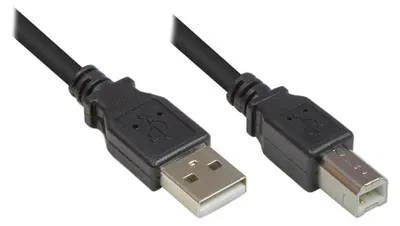 Produktbild von Good Connections 05ofs Usb-a-auf-usb-b-kabel Silber Silber One Size