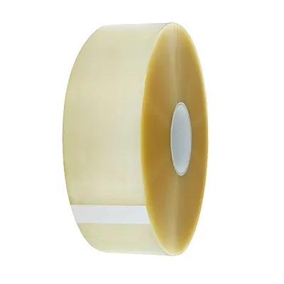Produktbild von ARLI Maschinenklebeband 75 mm x 990 m Transparent Hotmelt Kleber für Kartonverschließmaschine Verpackungsanlage Packband - 1 Rolle