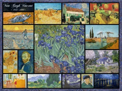 Immagine prodotto di Puzzle GRAFIKA Collage - Vincent Van Gogh 2000 pezzi