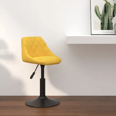 Produktbild von Möbel Barhocker aus senfgelbem Samt - Barhocker 335323