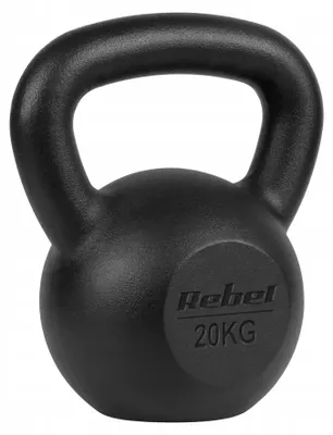 Produktbild von Rebel Gusseisen Kettlebell 20kg für effektives Training