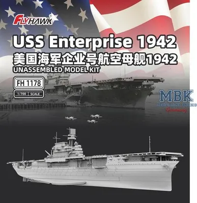Produktbild von FLYHAWK FH1178 USS Enterprise 1942