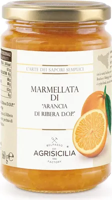 Produktbild von Agrisicilia Marmellata di Arancia di Ribera Dop - Ribera Dop Orangenmarmelade 6x 360 G
