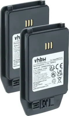 Produktbild von vhbw 2x Akku Ersatz für Avaya 660273/1B, 1220187 für Handy Smartphone Telefon (1100 mAh, 3,7 V, Li-Ion)