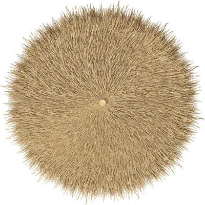 Produktbild von vidaXL Bambus-Sonnenschirm mit Bananenblatt-Dach 210 cm