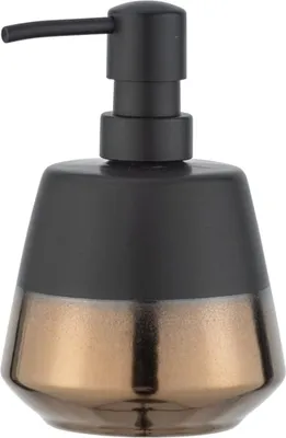 Produktbild von Brandol Seifenspender - Keramik - Schwarz/Kupfer - 450 ml