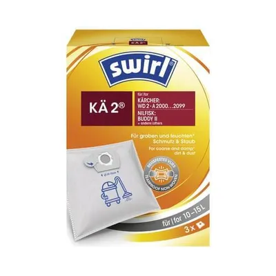 Immagine prodotto di Sacchetto per la polvere Swirl KÄ2, confezione da 3, adatto per Kärcher WD2
