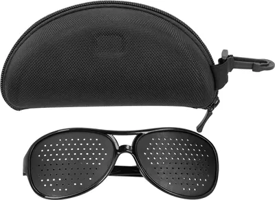 Obrázok produktu pre Uni starostlivosť o zrak Pinhole okuliare PC Anti Myopia okuliare kompozitné štýl pre dospelých