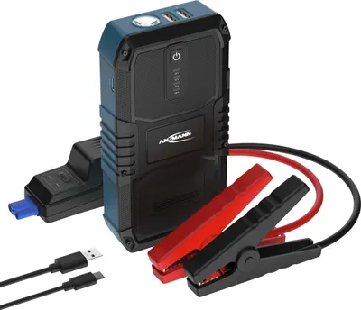Obrázek produktu pro Ansmann Jump Starter 10.0, 1500 A, Černá, Modrá, 1500 A, Lithium-polymerová (LiPo), 2,5 Ah, 37 Wh