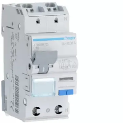 Produktbild von Hager ADS967D – 16 A – 50 Hz – 16 A – 127 V – Typ C – Typ A