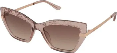 Produktbild von Guess GU00216 Shiny beige 53/17/140 Damen Sonnenbrillen