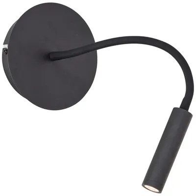 Productafbeelding van Wandlamp Jutta zwart flexibel