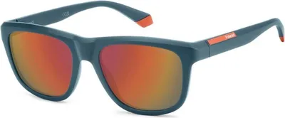 Produktbild von Polaroid PLD 2163/S MATTE PETROL/RED MULTILAYER POLARIZED 54/18/145 Uni Sonnenbrillen