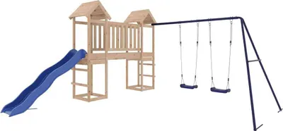 Produktbild von vidaXL Spielturm Massivholz Kiefer