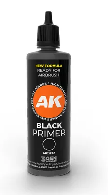 Produktbild von AK Interactive 3GEN Black Primer 100 ML