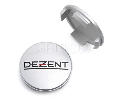 Obrázek produktu pro Středová krytka alu kola Ø 56/60mm, Dezent ZT2000P plast, s logem, stříbrná