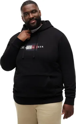 Produktbild von Tommy Hilfiger Herren Bt-Script Flag Hoodie-B MW0MW45118 andere Sweatshirts, Schwarz (Schwarz), XXL