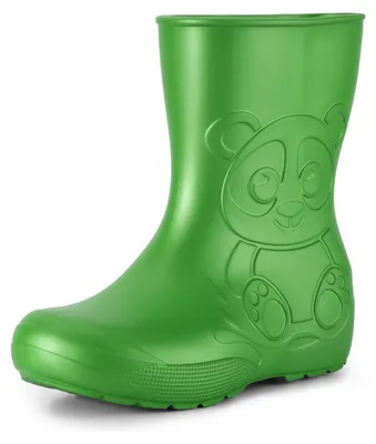 Produktbild von Ladeheid Eva Kinder Jungen Mädchen Gummistiefel Regenschuhe LA-CA-10 (Smaragdgrün, 32/33 EU)