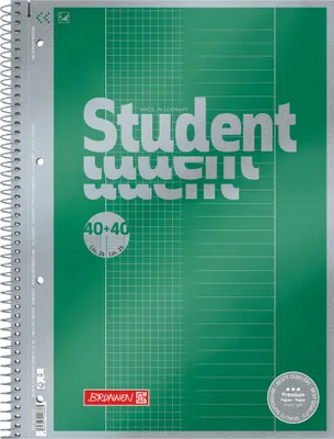 Immagine prodotto di BRUNNEN 1069175 Collegeblock Duo A4 Lin.25+26 Premium