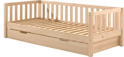 Produktbild von Kojenbett Karena 211x98x68 Einzelbett Massivholz natur