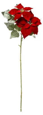 Produktbild von Weihnachtsstern, künstliche Dekoblume, 75 cm