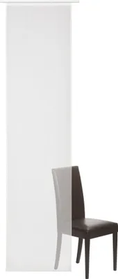 Produktbild von Elbersdrucke Flächenvorhang  Basic transparent 60x245 Uni weiß
