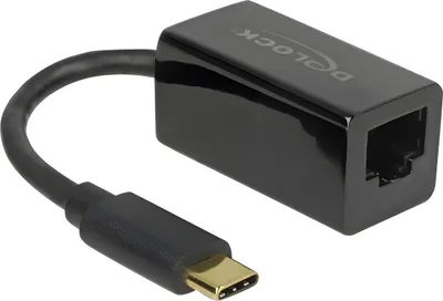 Image de DELOCK Adapter SuperSpeed USB-C St > Gigabit LAN komp. schw.