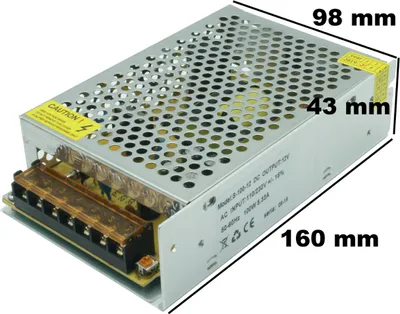 Obrázok produktu pre Napájací zdroj LED 12V DC IP20 8,33A 100W Idealed ID-3003
