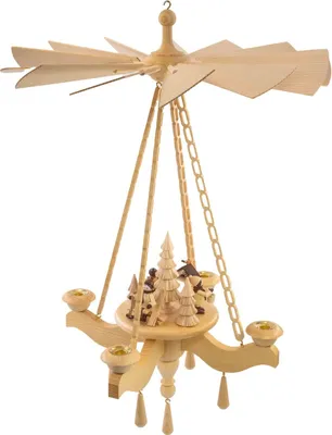 Produktbild von Unger Erzgebirge Deckenpyramide 42x65cm, Modell:Vogelfütterung