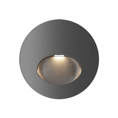 Immagine prodotto di Lampada da incasso a LED, alluminio, nero, IP65, D 6,2 cm