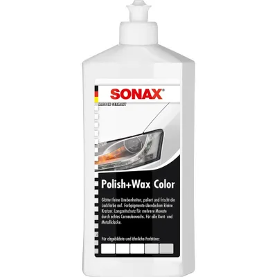 Produktbild von Sonax Polish & Wax Color weiß 500ml