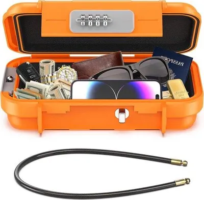 Produktbild von Famanu Tragbare Sicherheitsbox Wasserfest - Orange