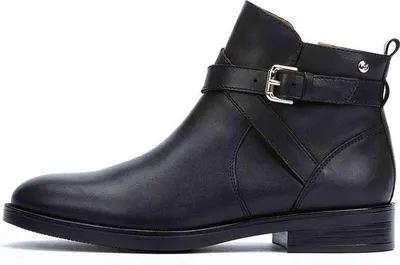 Produktbild von Pikolinos Damen Stiefelette Leder Riemen mit Schnalle Puertollano W3C-8869, Größe:37 EU, Farbe:Schwarz
