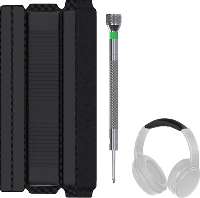 Produktbild von Stirnband Ersatz für Bose QC 35, QC35 II, QC45 - Protein PolyurethanKopfpolster - Schwarz
