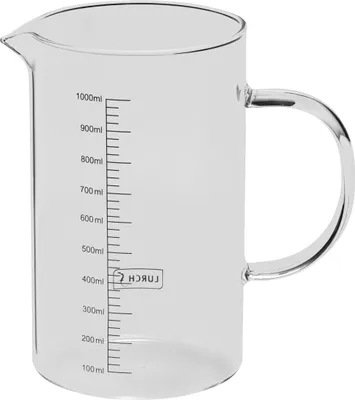 Produktbild von Messbecher, Borosilikatglas, 1,0 l / Lurch