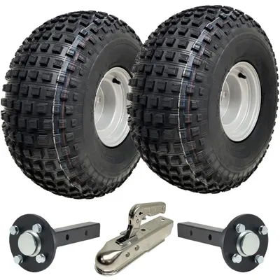 Obrázok produktu pre 22x11.00-8 Knobby ATV Quad Trailer Kit, kolesá 40x40 Osy Nosnosť závesu 310kgs