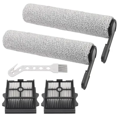 Ersatzset: 2 Bürstenrollen + 2 HEPA-Filter für Tineco Floor One