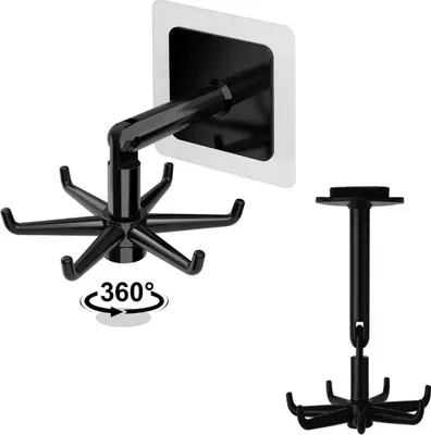 Immagine prodotto di Ag880A Gancio Girevole Per Cucina Nero