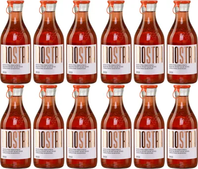 Produktbild von Mostra Imiglykos rose lieblich 12x 0,5l | Weingut Tsililis | Lieblich Roséwein aus Griechenland | + 20ml Jassas Olivenöl