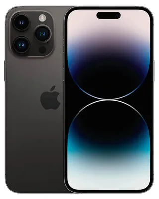 Produktbild von Apple iPhone 14 Pro Max , 17 cm (6.7"), 2796 x 1290 Pixel, 1 TB, 48 MP, iOS 16, Schwarz