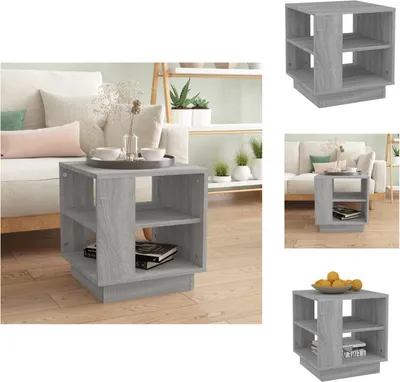 Image de vidaXL Table basse Gris Sonoma 40x40x43 cm Bois composite - Tables basses