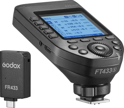 Zdjęcie produktu dla Bezprzewodowy wyzwalacz lampy błyskowej Godox FT433 TTL 433 MHz Sterowanie sygnałem 1/8000 s HSS APP Sterowanie bezprzewodowe Kompatybilny z lampą błyskową Sony A9II A7R V A7R IV A7IV A7R III A7S III Godox AD200Pro II/ AD600Pro II/ AD600BM II