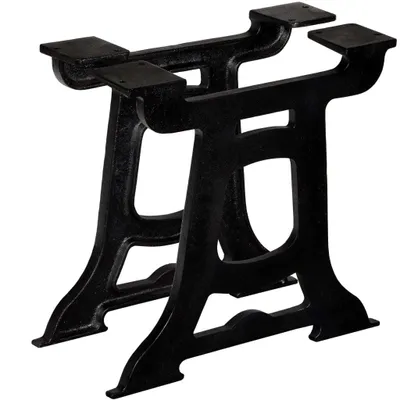 Image de Pieds de table basse 2 pcs. Piètement en Y en fonte