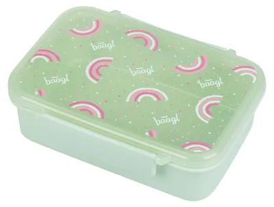 Produktbild von Baagl Brotdose Kinder Schule Lunchbox Mädchen Kindergarten - Regenbogen