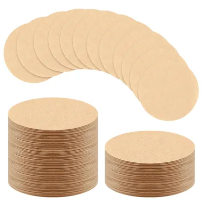 Kaffeefilterpapier, 600 Stück, 6,4 cm, rund, ungebleicht