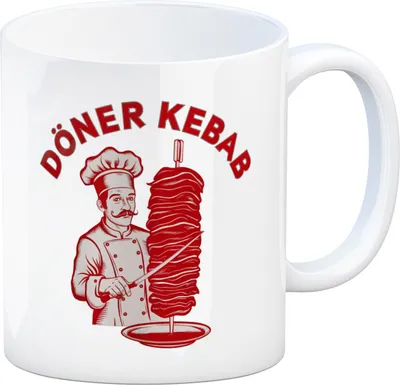 Produktbild von Döner Kebab Logo Kaffeebecher