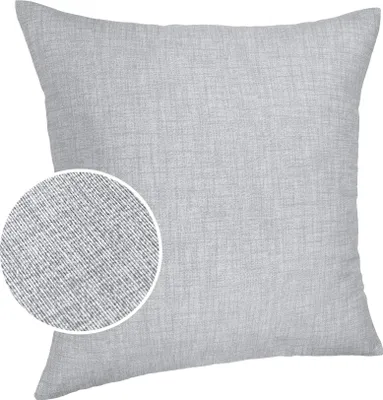 Produktbild von Dekokissenbezug MrJack Uni Weißgrau 40x40cm Einfarbig Leinenoptik Sofakissen mit Reißverschluss